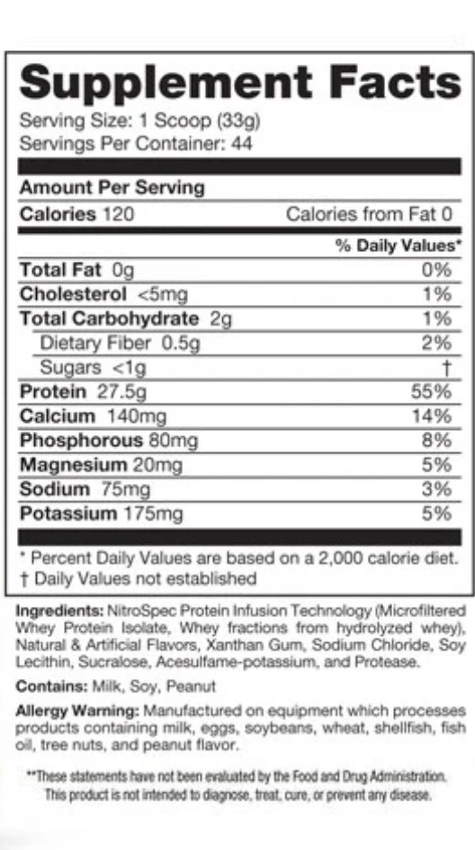 Isolyze 3.1lb by Species Nutrition
